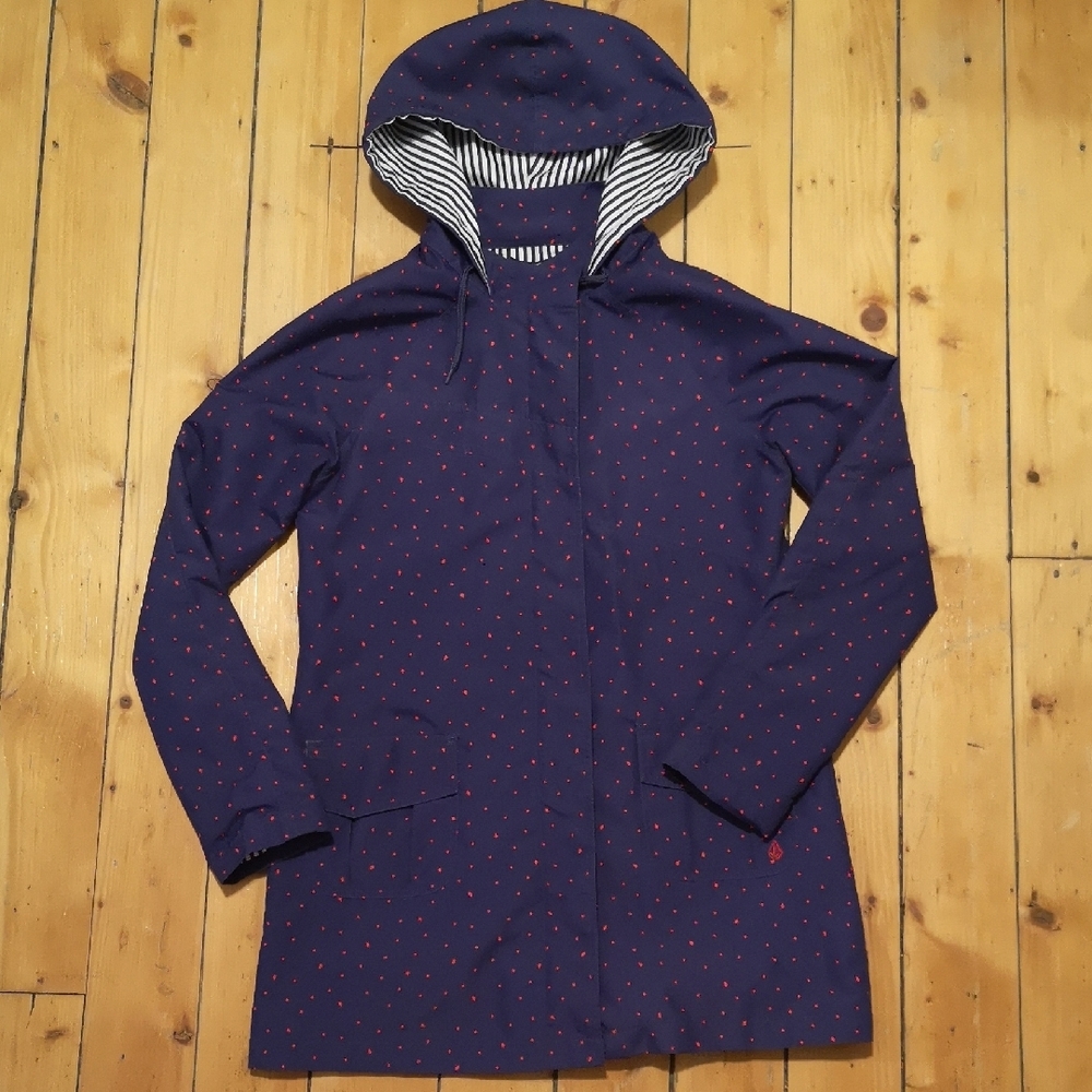 Volcom Rainjacket with Hood - Converts To Carry Bag, S